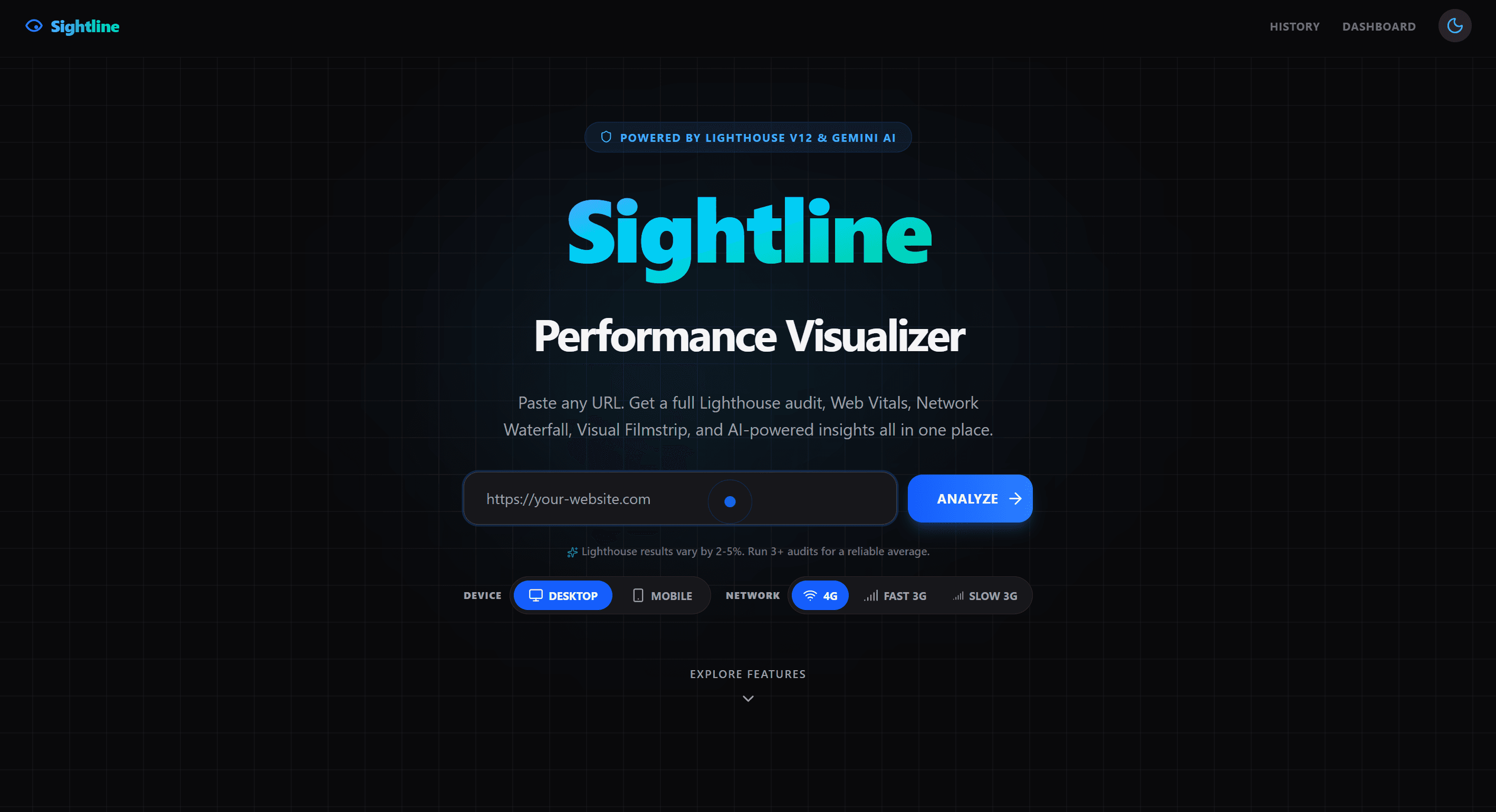 Sightline Performance Visualizer
